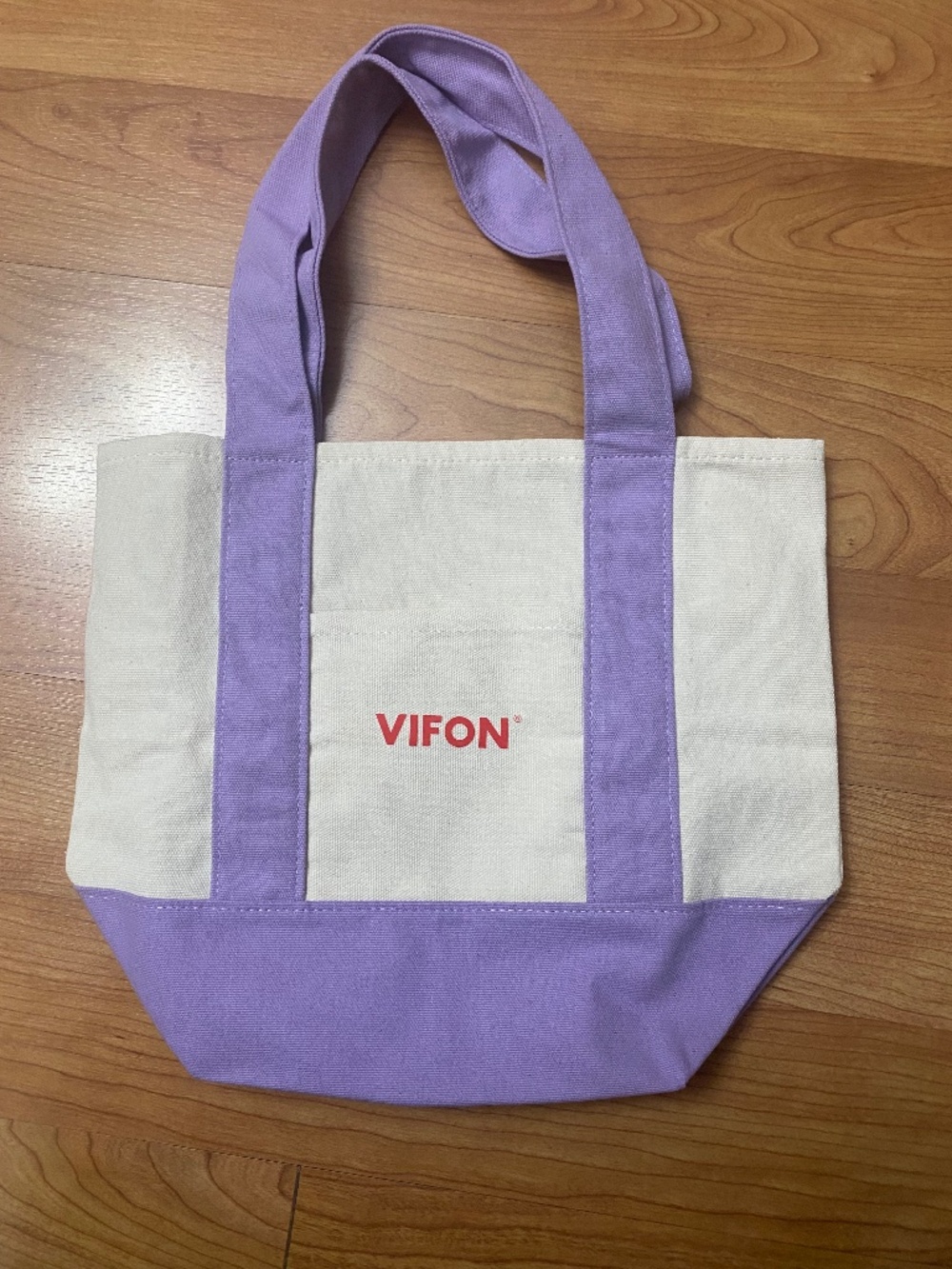 Vifon branded mini canvas tote bag